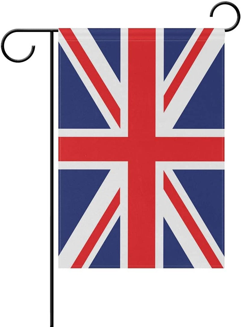 Mflagperft UK Garden Flags 12 x 18 Inches Double Sided Vivid Color and Fade Proof Small British Yard Flags for Indoor and Outdoor Decorations (UK) - Image 1